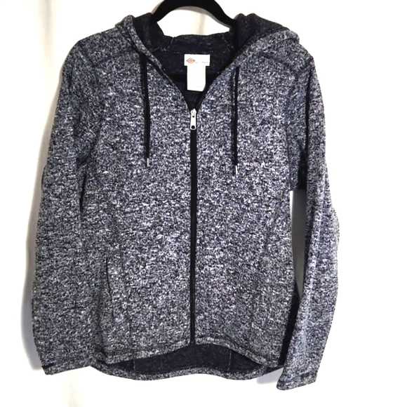 NEW! Dickies Women's Fleece Full Zip Hooded Sweatshirt Size Medium - Picture 1 of 6